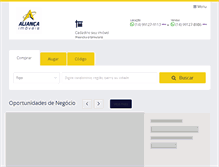 Tablet Screenshot of aliancaimoveislins.com.br